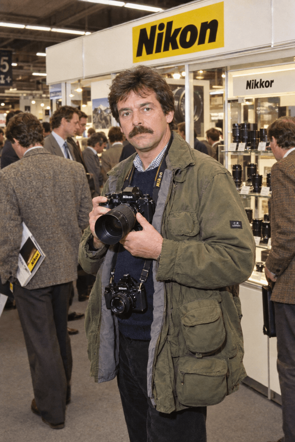 C.P. Company × Nikon Obiettivo 18, in use