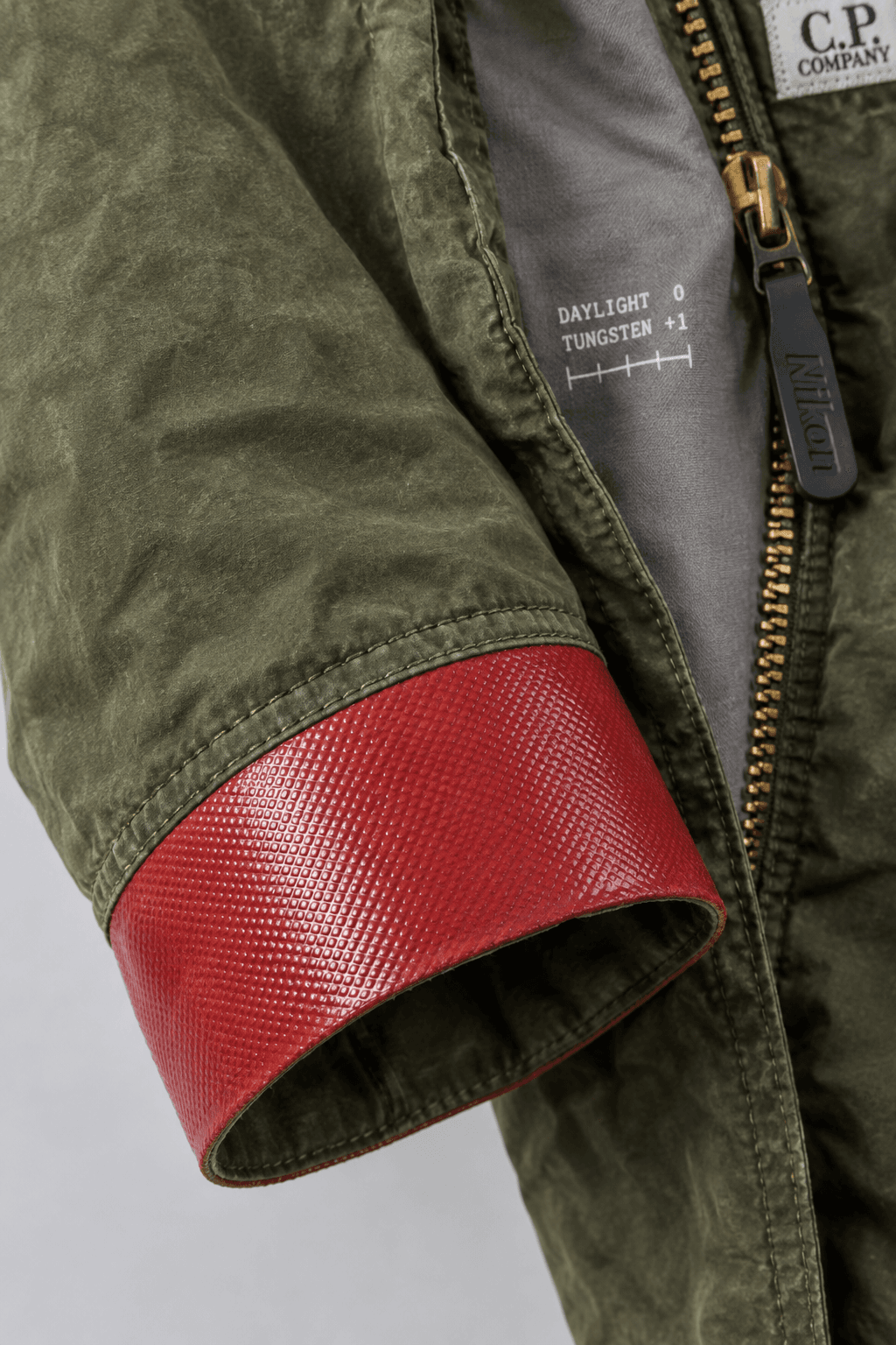 C.P. Company × Nikon Obiettivo 18, detail