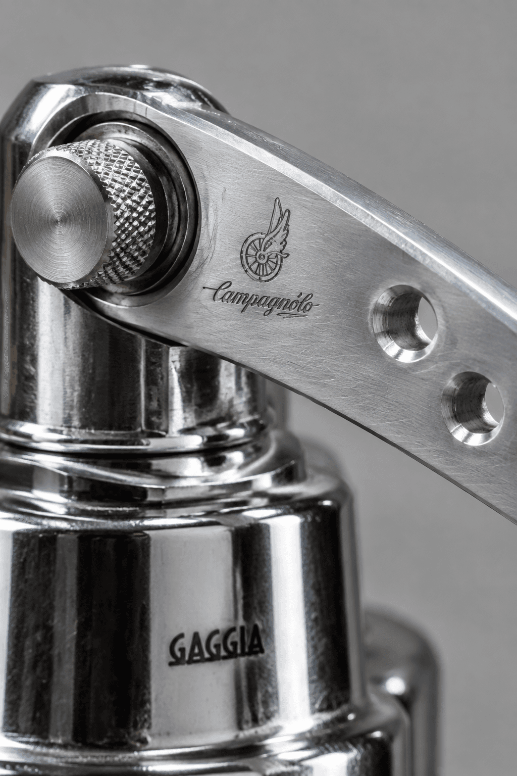 Gaggia × Campagnolo Super Record Leva, detail