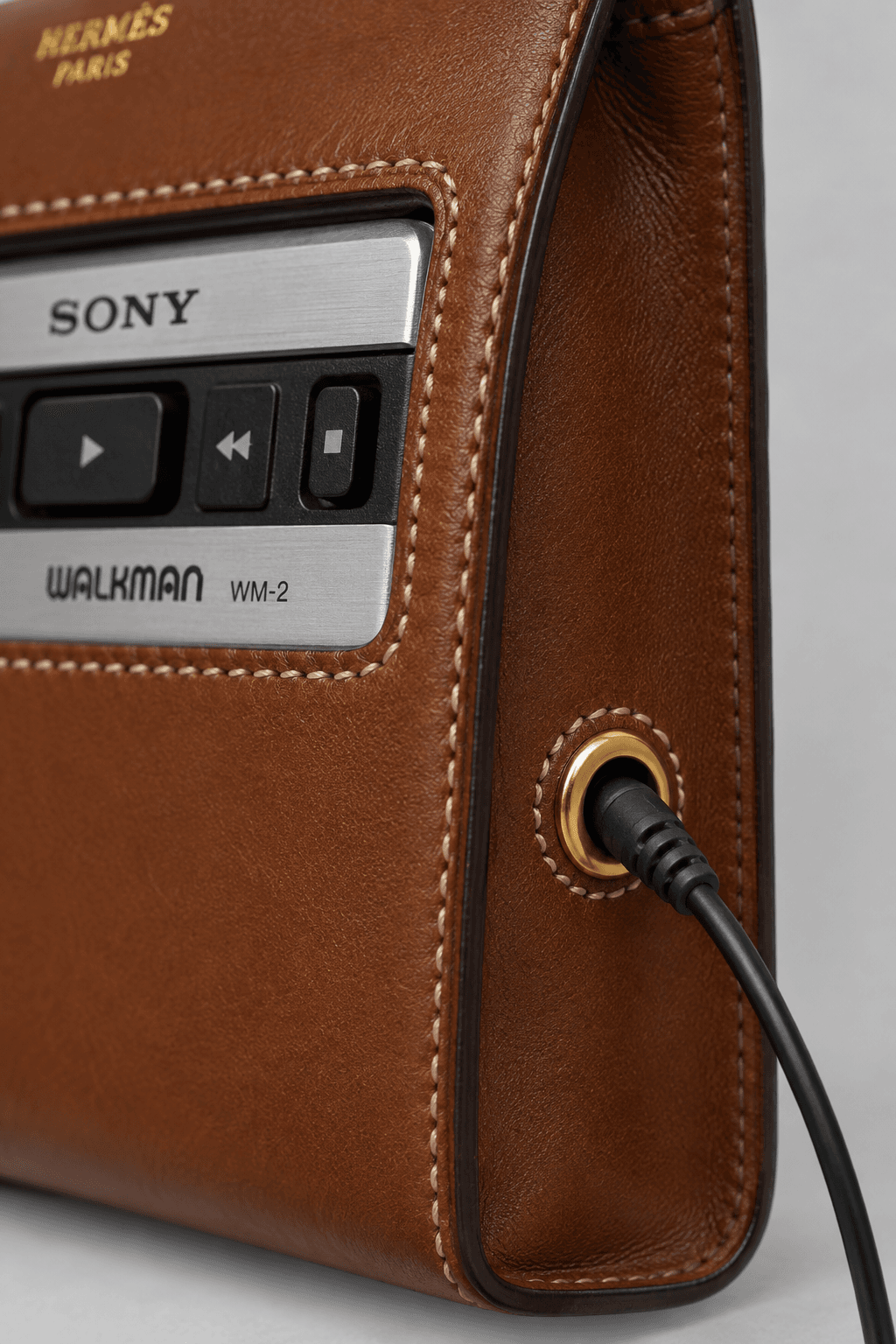 Hermès × Sony Sac Promenade WM-2H, detail