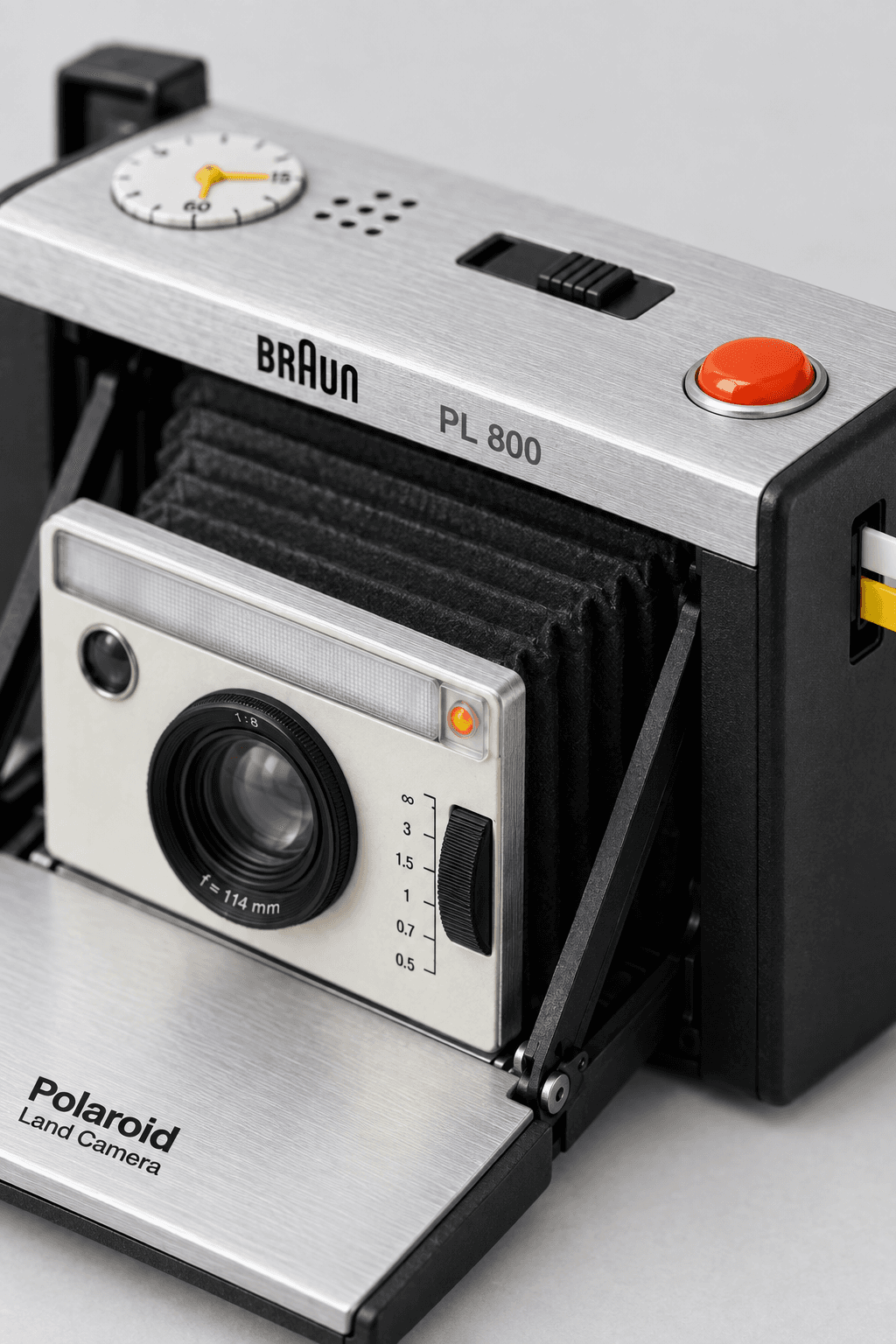 Braun × Polaroid PL 800, detail