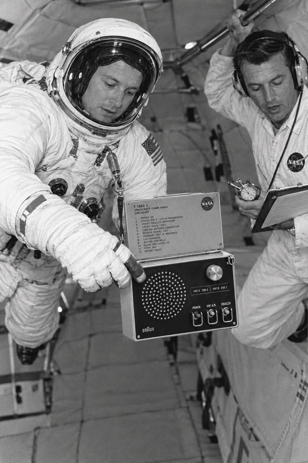 Braun × NASA T 1000 L, in use