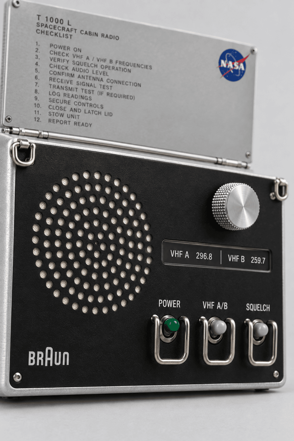 Braun × NASA T 1000 L, detail