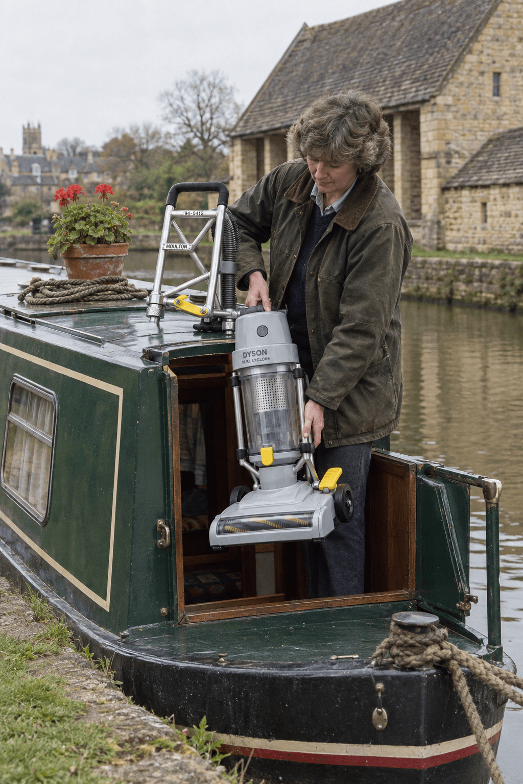 Dyson × Moulton DC01 AM, in use