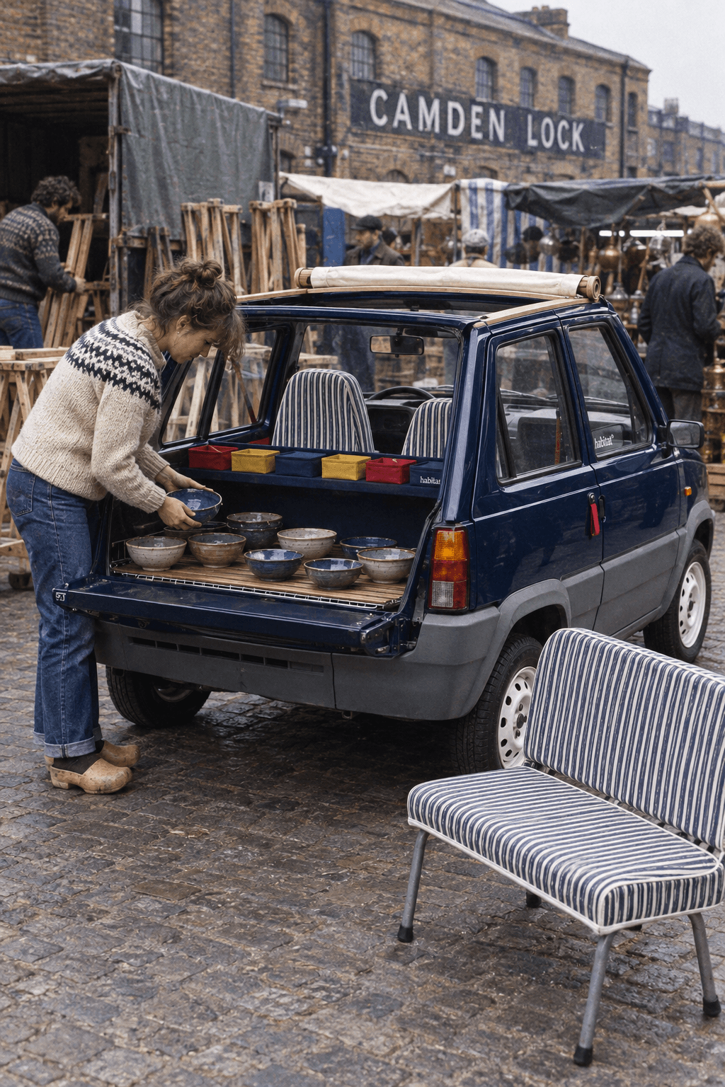 Fiat × Habitat Panda 45 Habitat, in use