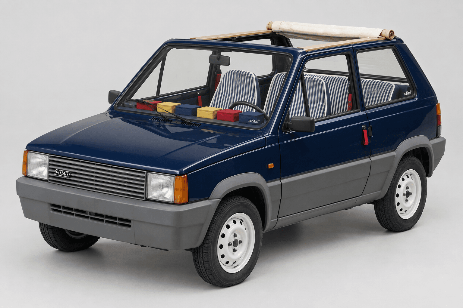 Fiat × Habitat Panda 45 Habitat, studio photograph