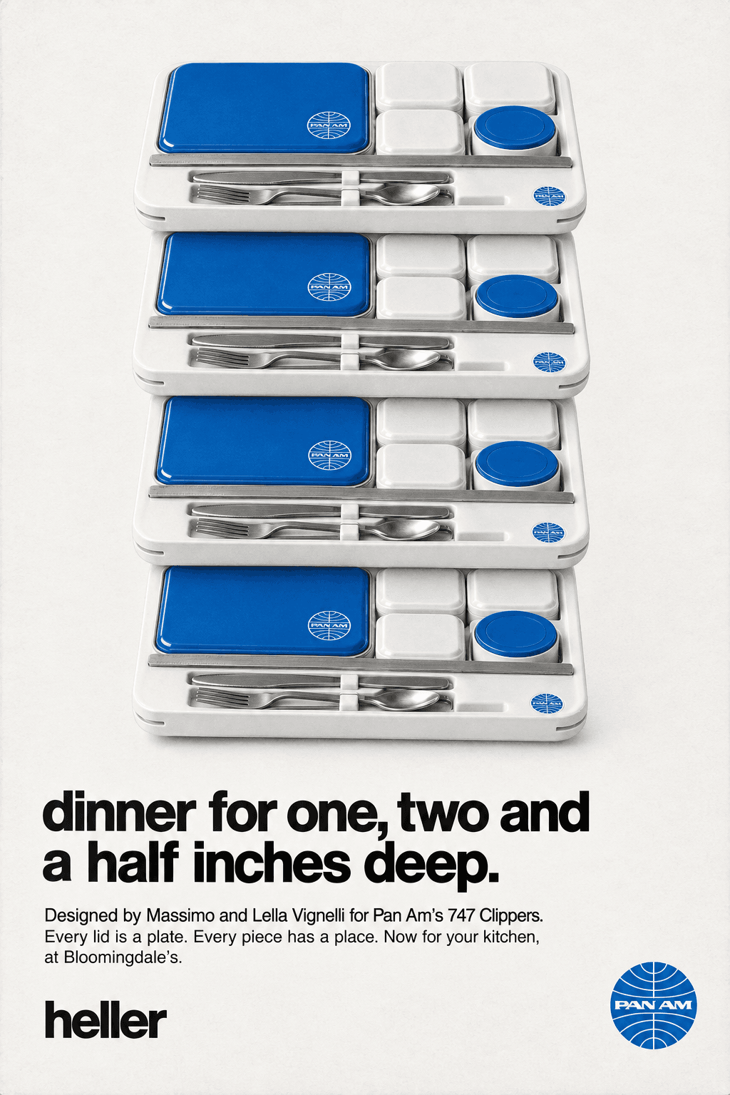 Period advertisement for the Heller × Pan Am Max 747