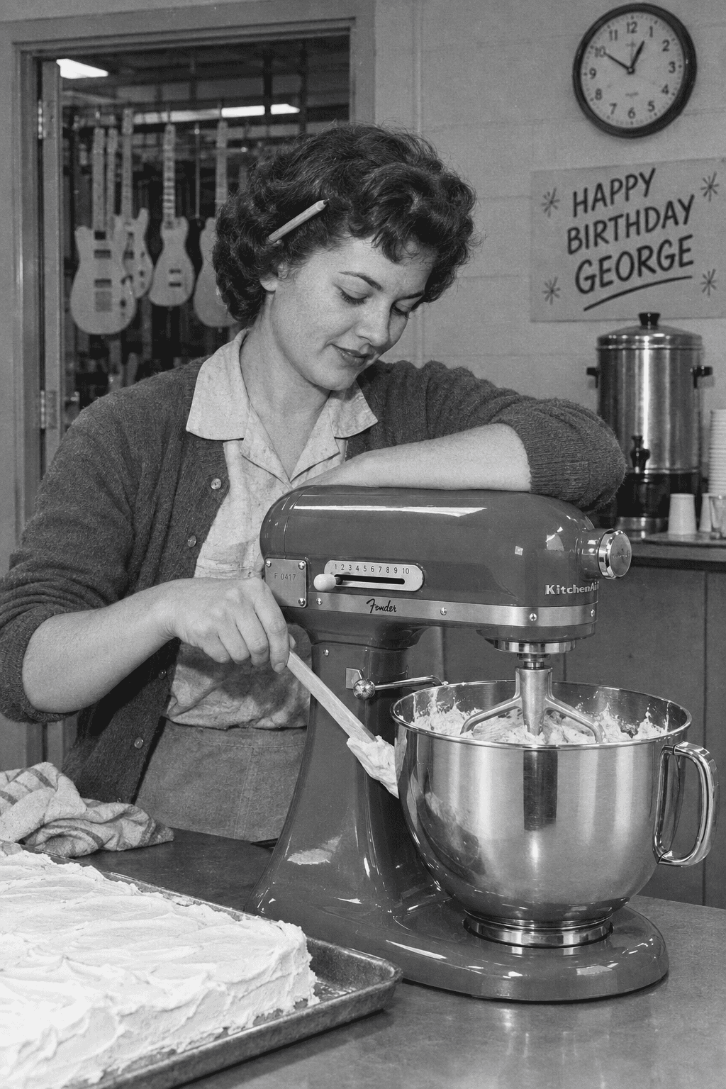 KitchenAid × Fender Model K5-F, in use