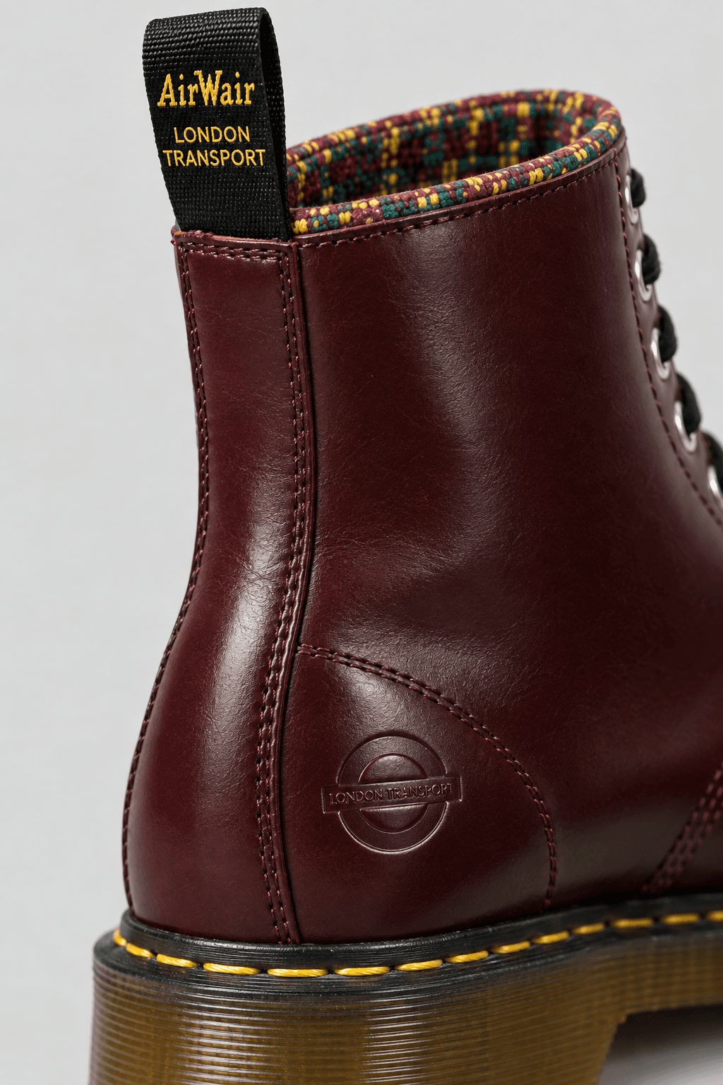 Dr. Martens × London Transport 1760, detail