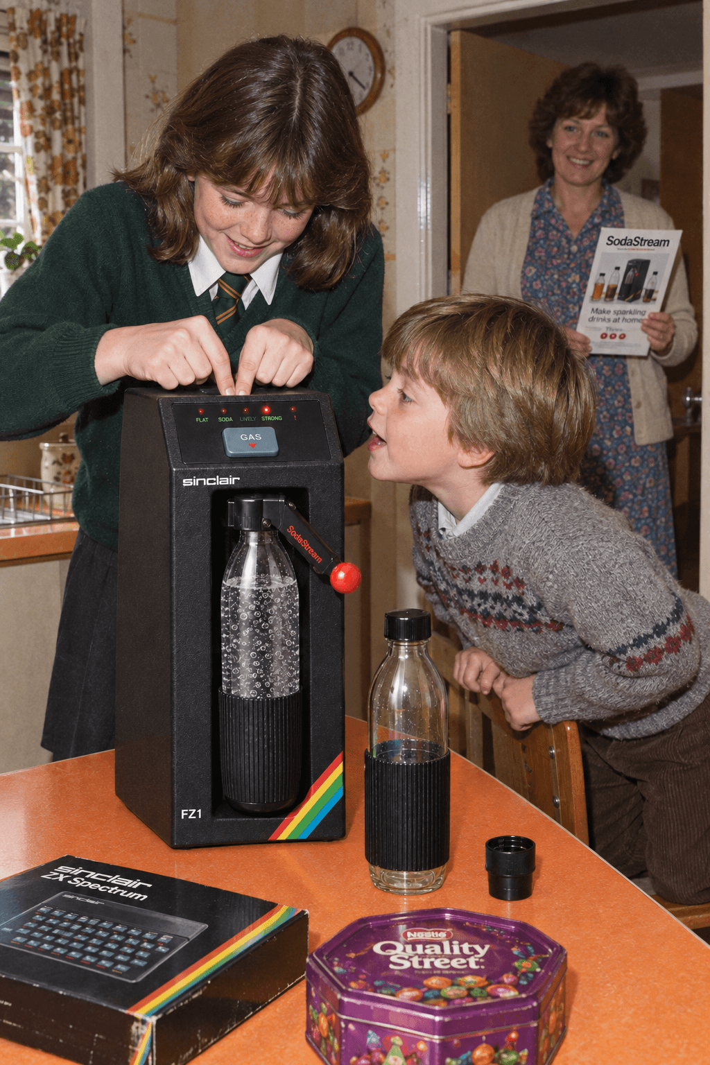 Sinclair × SodaStream FZ1, in use